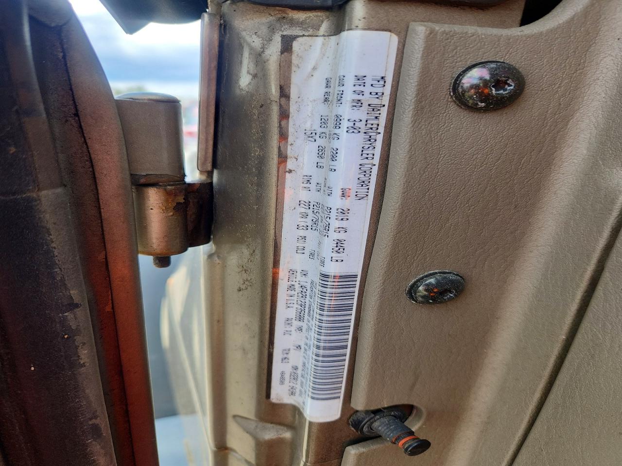 2003 Jeep Wrangler / VIN 1J4FA29123P356888 photo 12