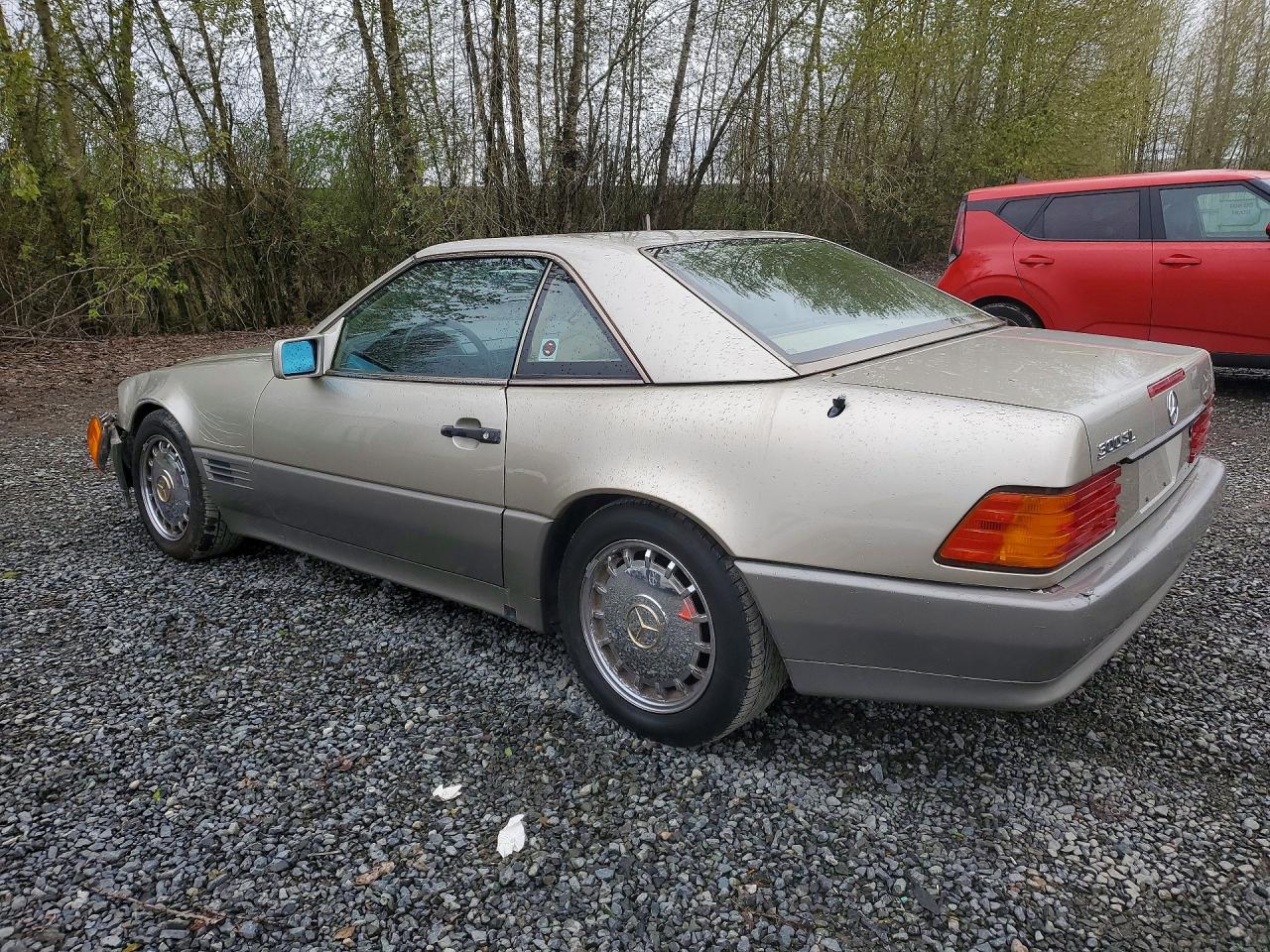 1991 Mercedes Sl-class VIN WDBFA61E6MF015639 photo 2