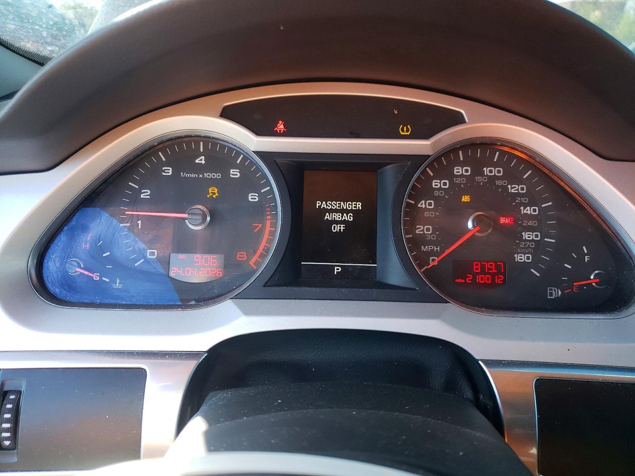 2011 Audi A6 VIN WAUKGAFB8BN057987 photo 9