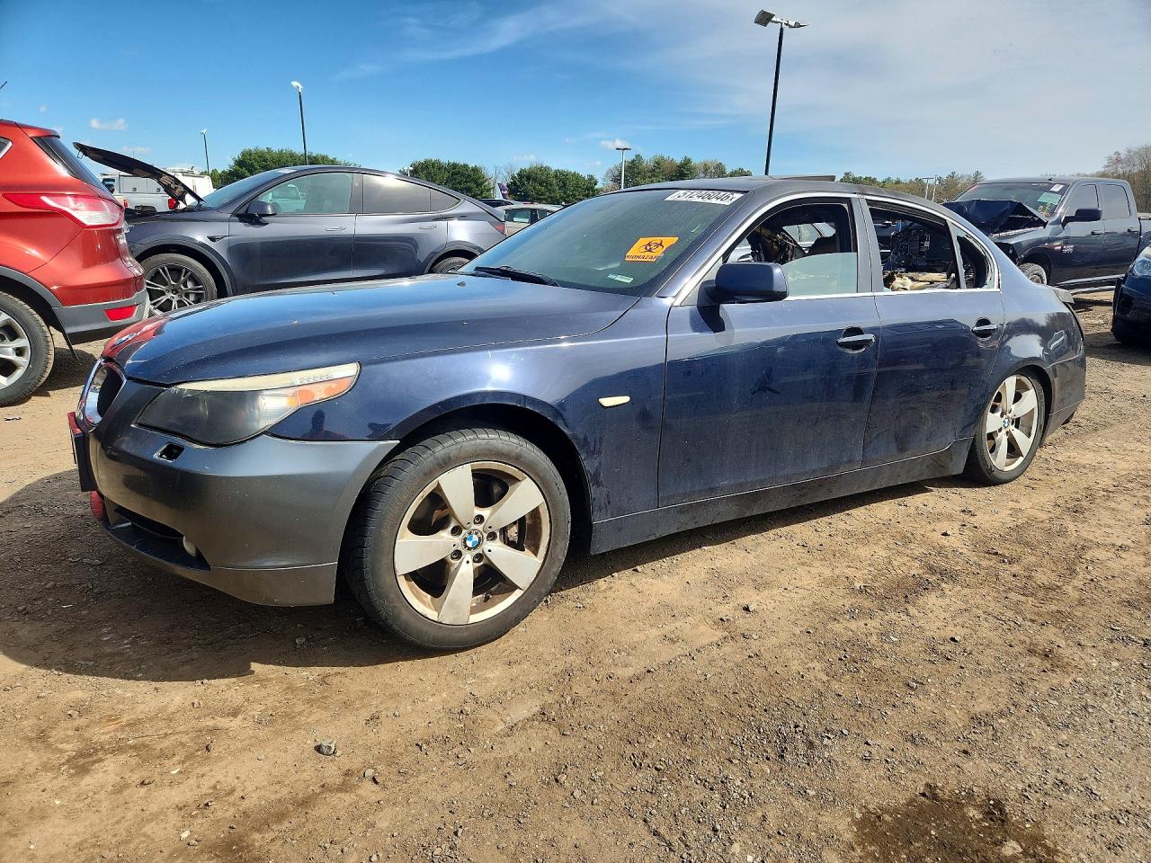 2007 BMW 5 series VIN WBANF33537CW69673 photo 1