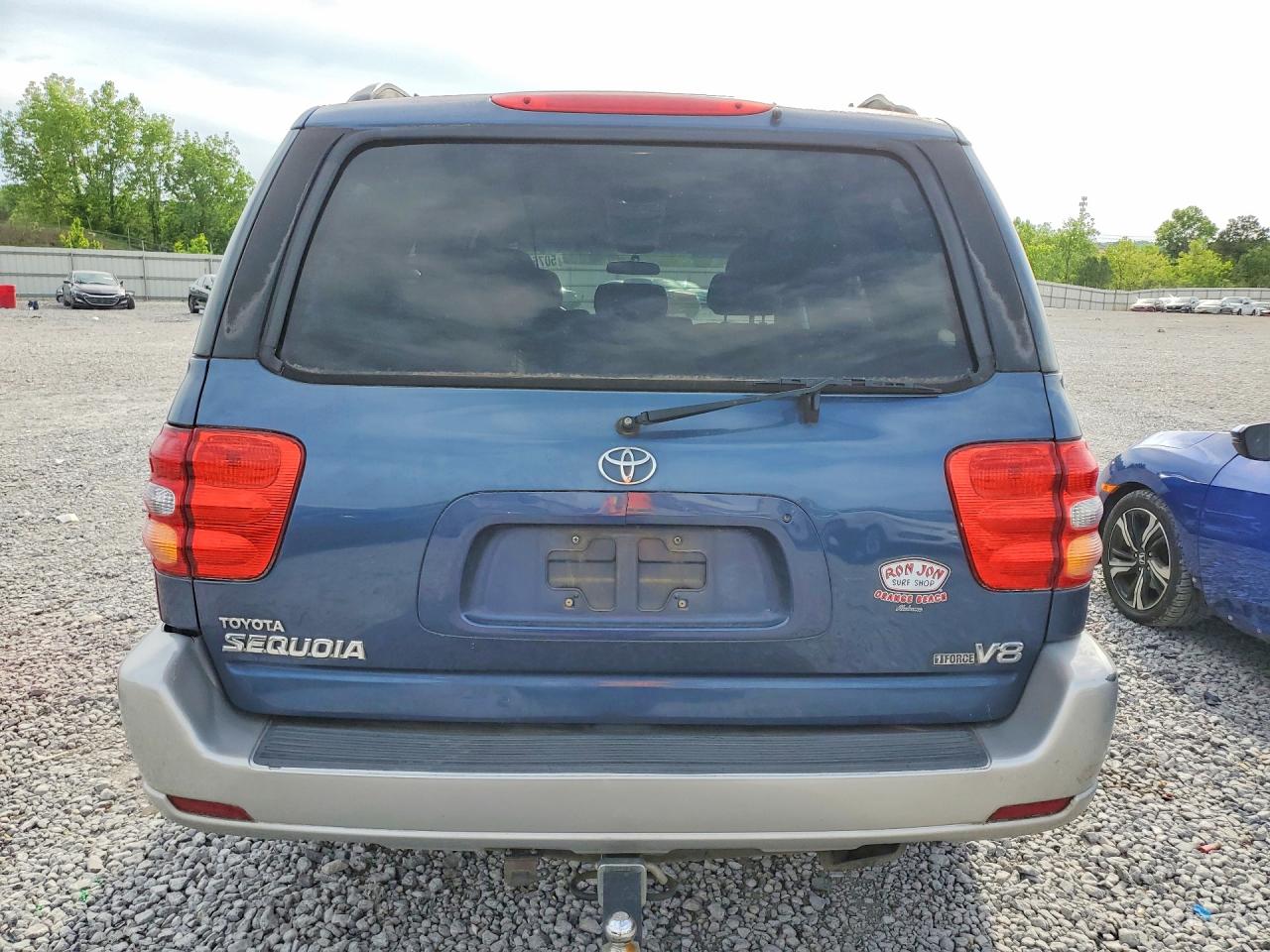 2002 TOYT Sequoia VIN 5TDZT34A02S097543 photo 6