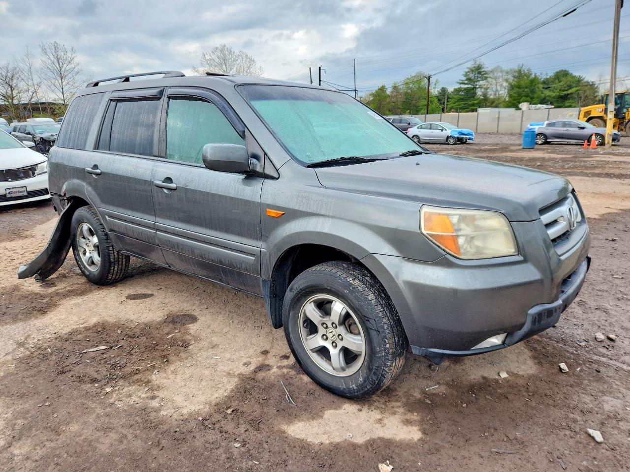 2007 Honda Pilot VIN 2HKYF18587H528776 photo 4