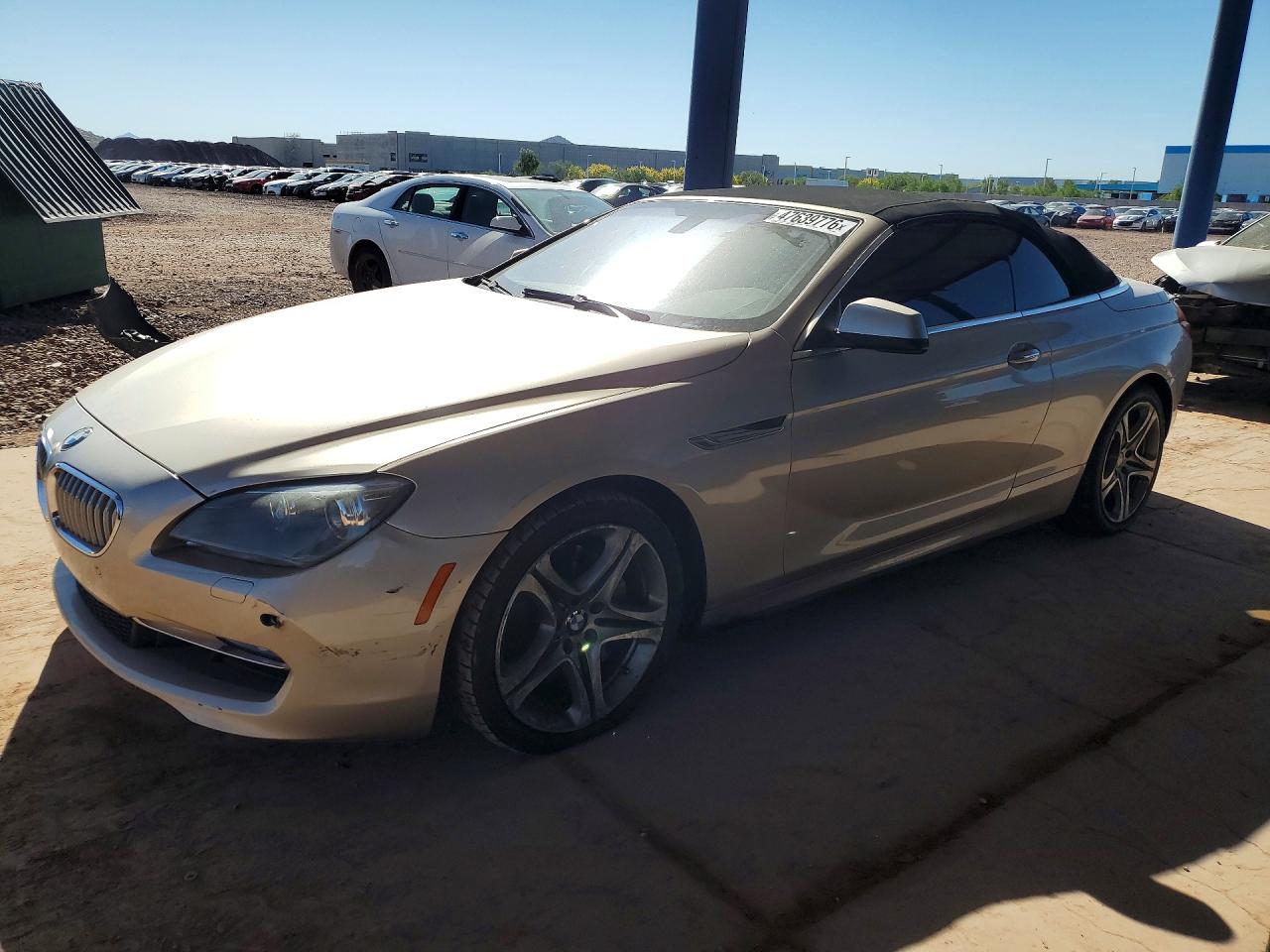 2013 BMW 6 series VIN WBAYP1C54DDX00529 photo 1