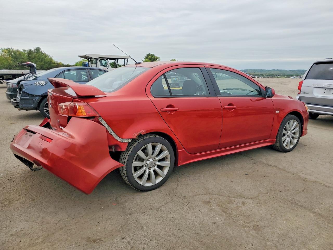 2008 Mitsubishi Lancer VIN JA3AU86UX8U013228 photo 3