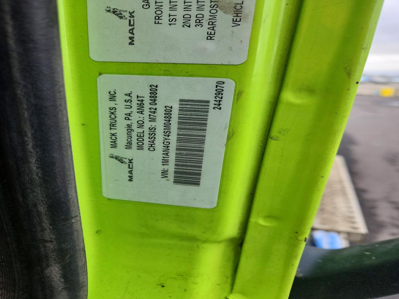 2025 MACK All other VIN 1M1AN4GY4SM048802 photo 10