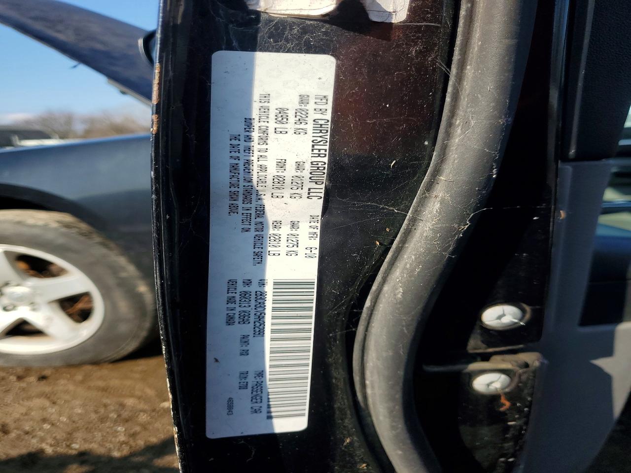 2010 Dodge Charger VIN 2B3CA3CV5AH252991 photo 12
