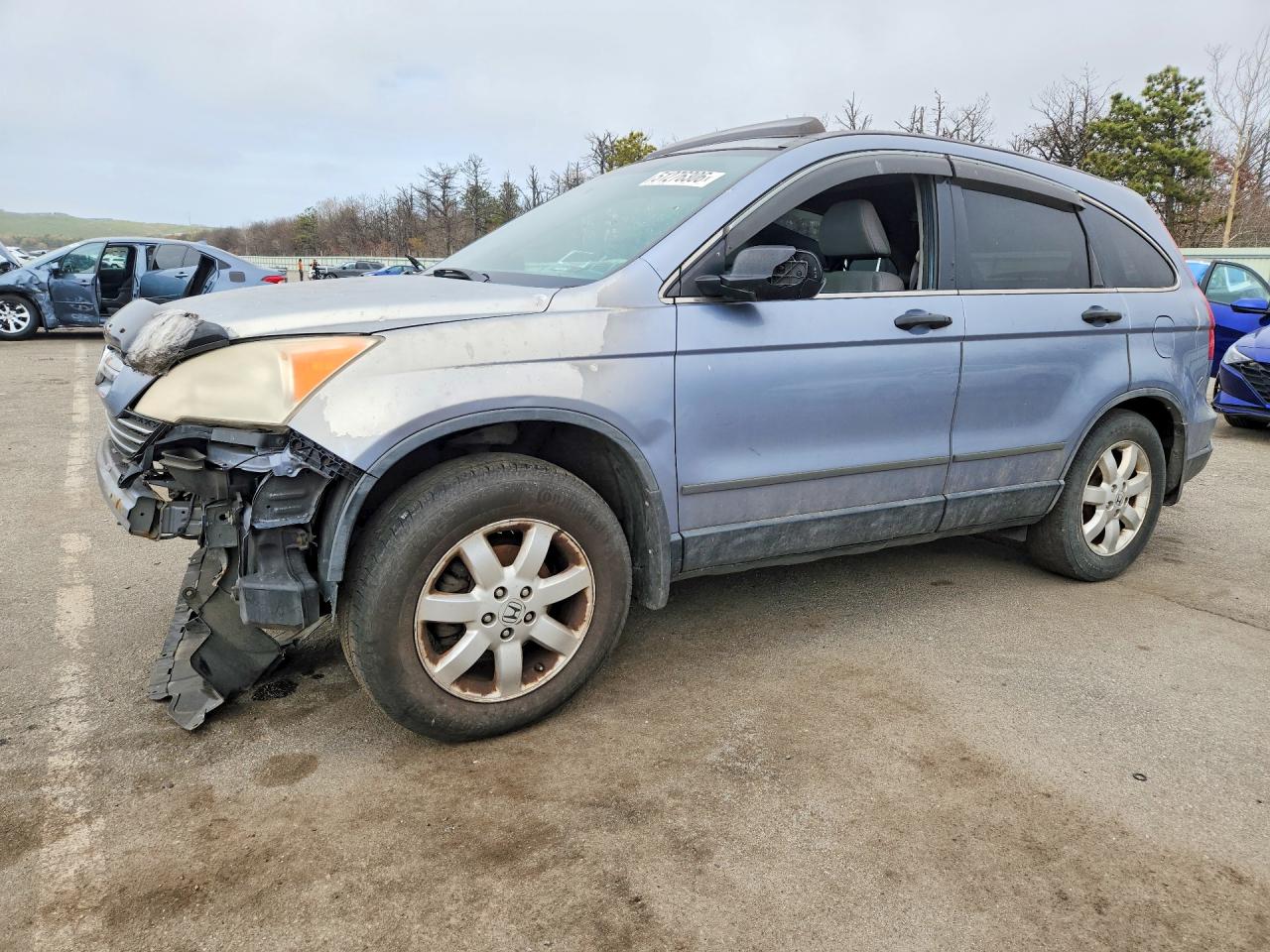 2007 Honda Crv VIN JHLRE48537C061810 photo 1