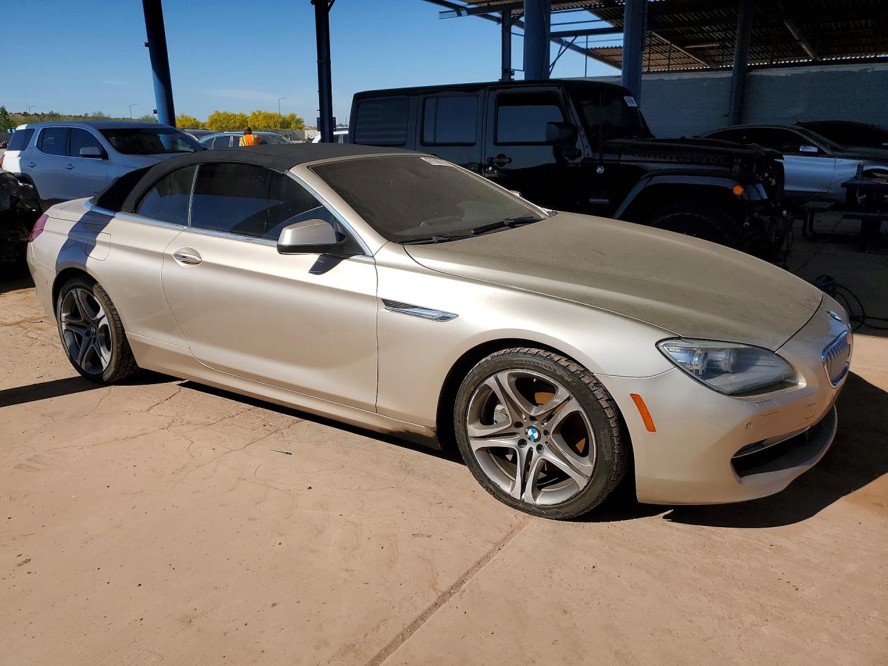 2013 BMW 6 series VIN WBAYP1C54DDX00529 photo 4