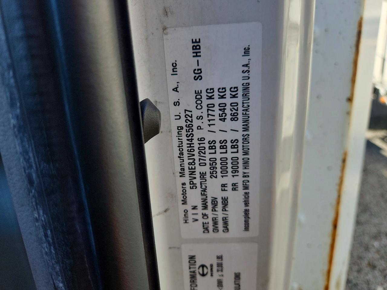 2017 HINO All other VIN 5PVNE8JV6H4S56227 photo 10