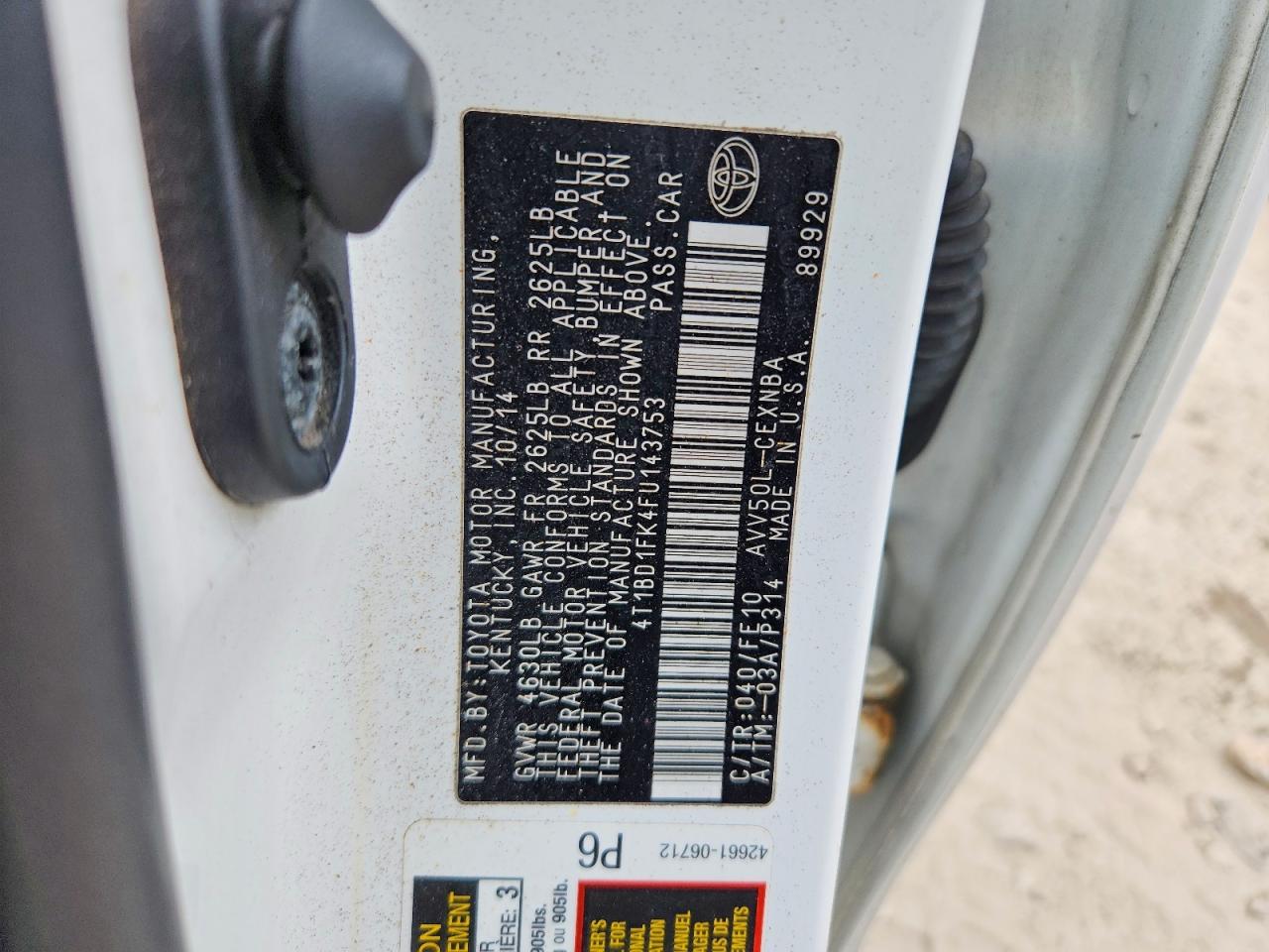 2015 Toyota Camry sola VIN 4T1BD1FK4FU143753 photo 12