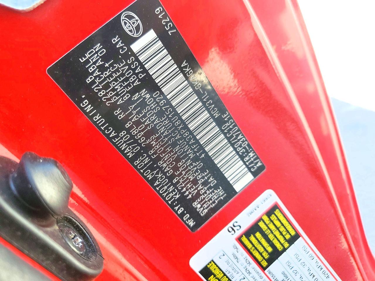 2008 Toyota Camry sola VIN 4T1FA38PX8U157920 photo 12