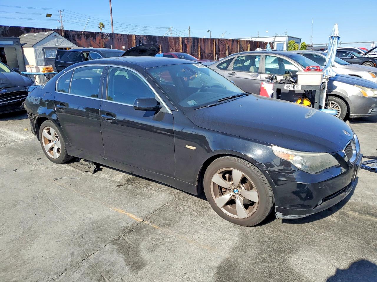 2007 BMW 5 series VIN WBANE53557CW63694 photo 4