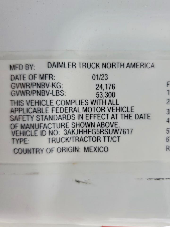 2024 FREIGHTLINER All other VIN 3AKJHHFG5RSUW7617 photo 10