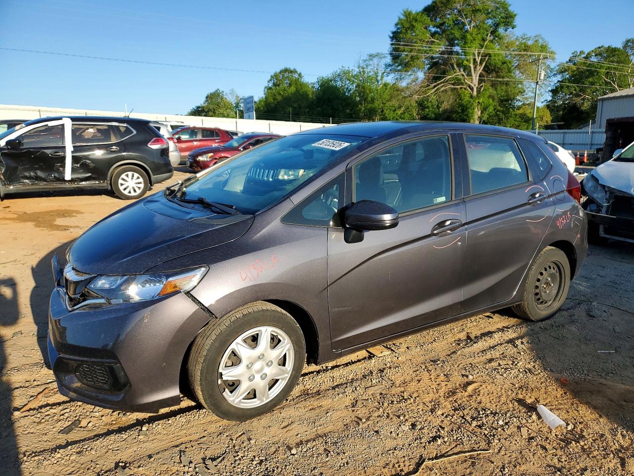 2019 Honda Fit VIN 3HGGK5H44KM721887 photo 1
