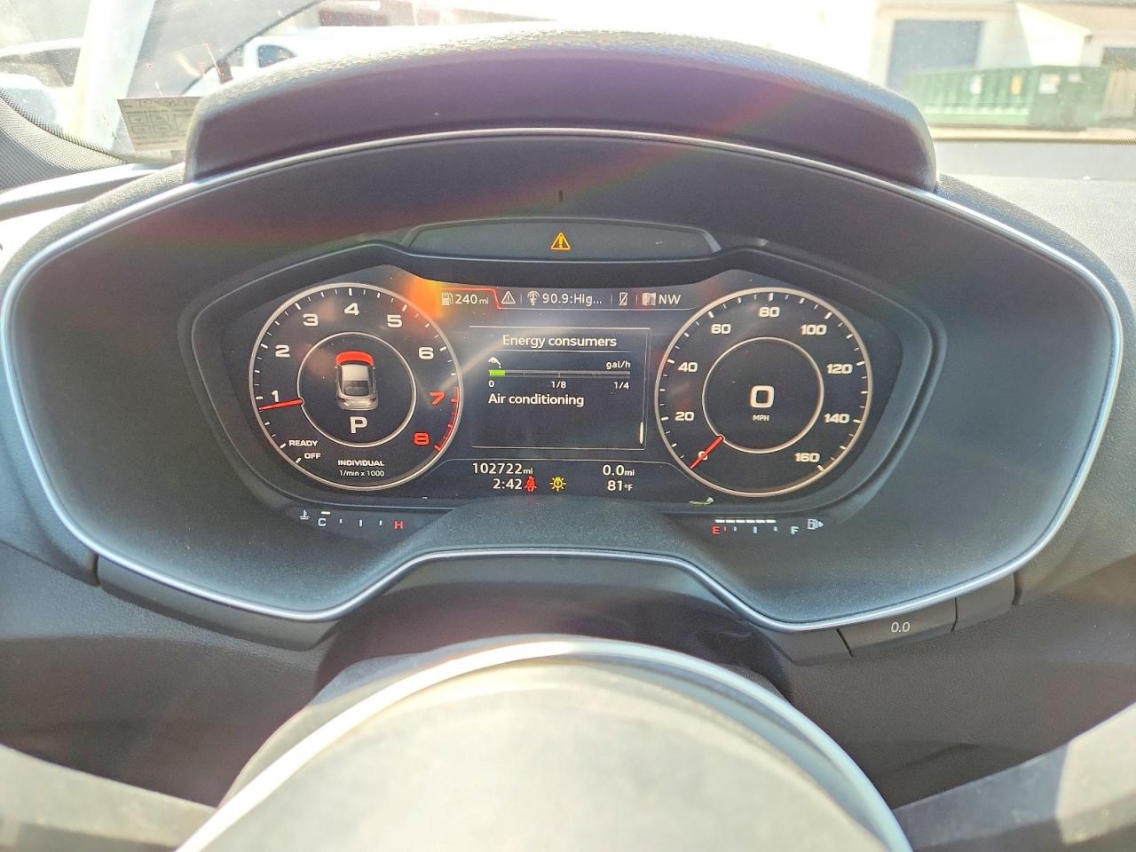 2017 Audi Tt VIN TRUC5AFV5H1006511 photo 9
