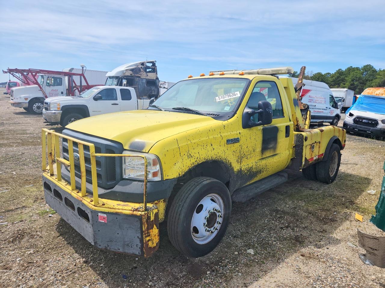 2006 Ford F550 VIN 1FDAF56P06EB80009 photo 1