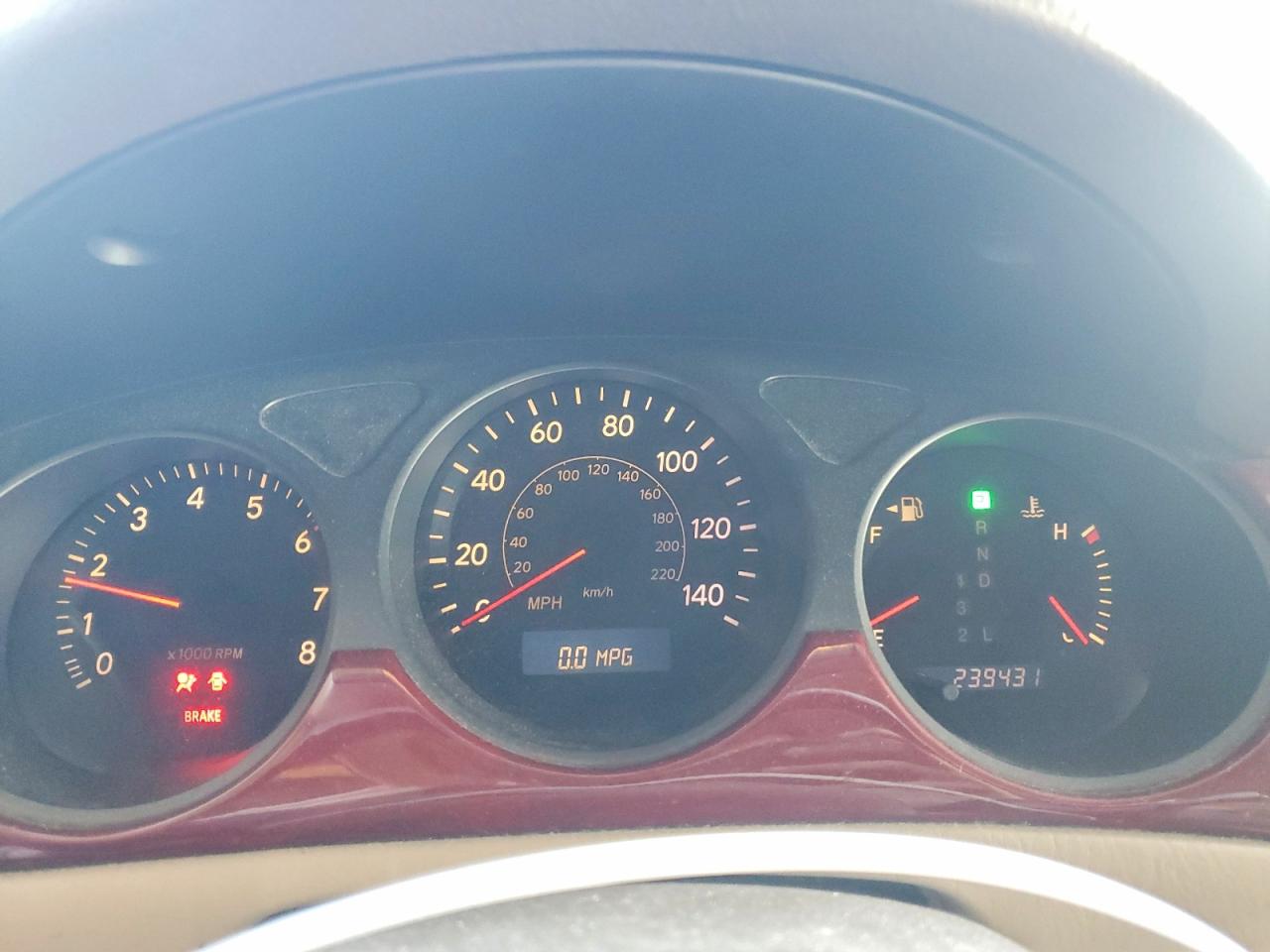 2004 LEXUS Es330 VIN JTHBA30G545039579 photo 9