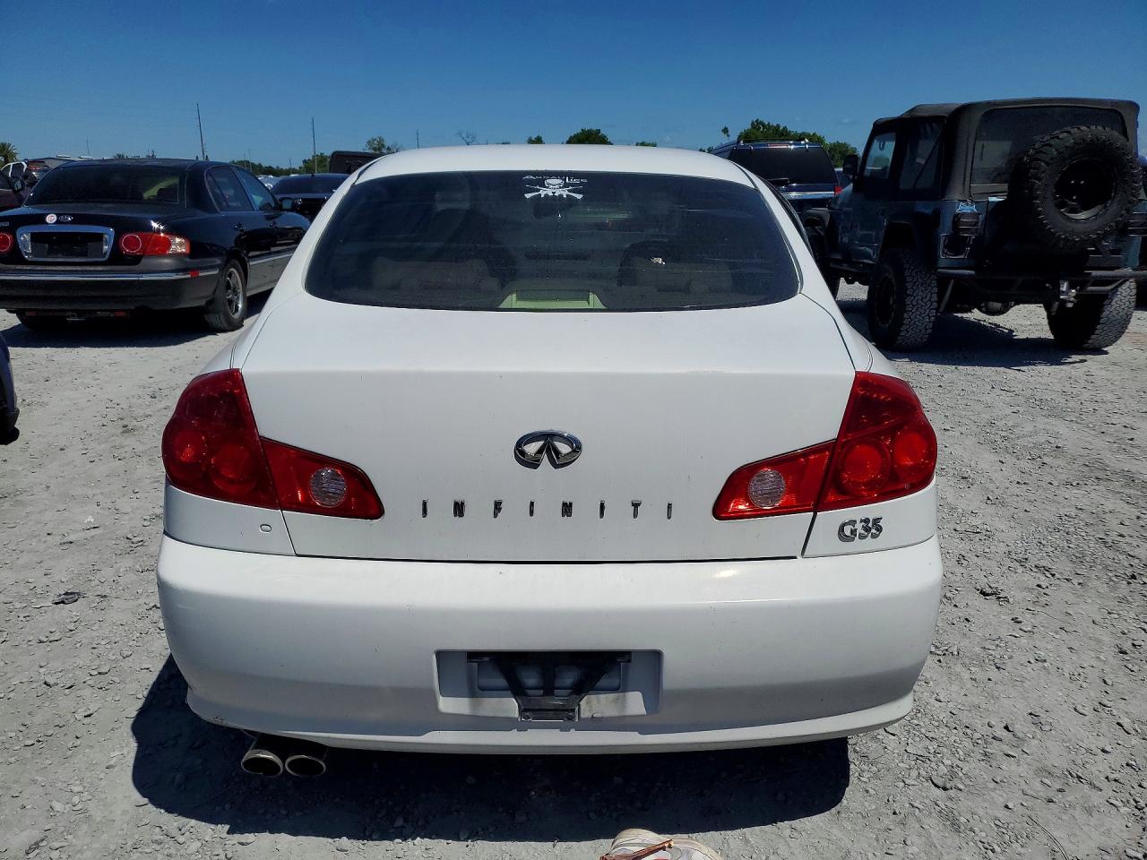 2005 Infiniti G35 VIN JNKCV51E55M218231 photo 6