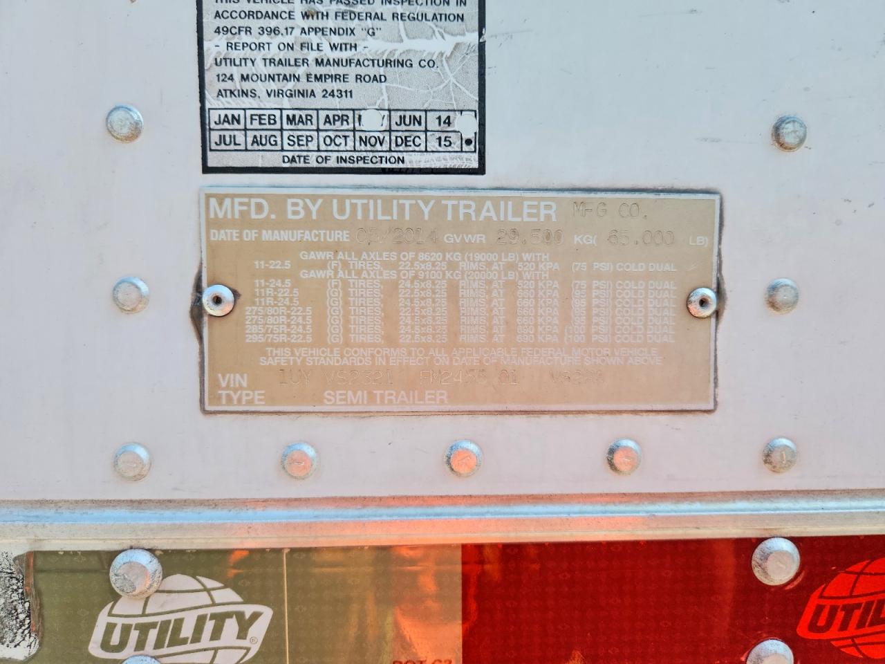 2015 UTILITY All models VIN 1UYVS2321FM245501 photo 10