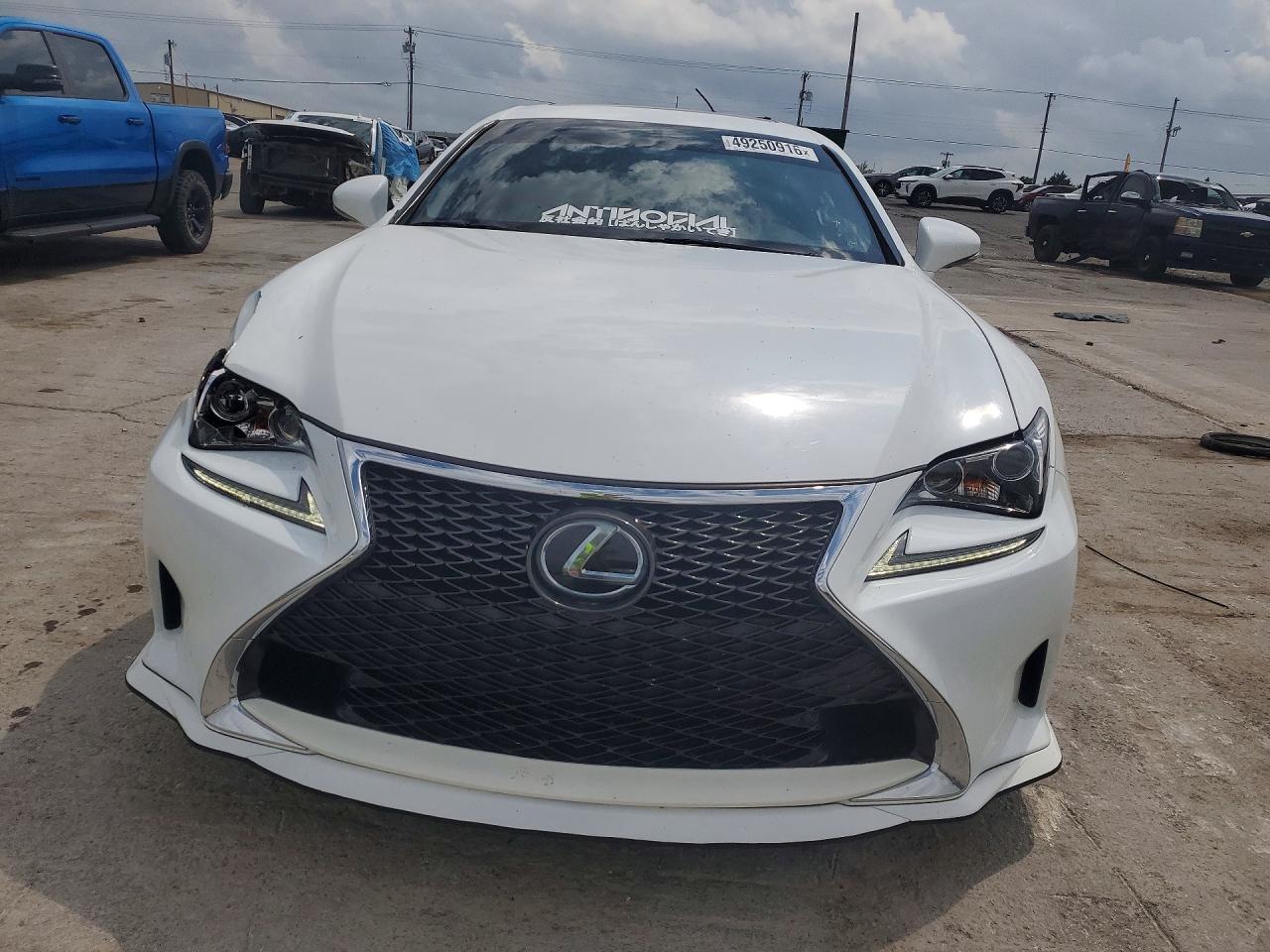 2017 Lexus Rc VIN JTHHA5BC5H5005616 photo 5