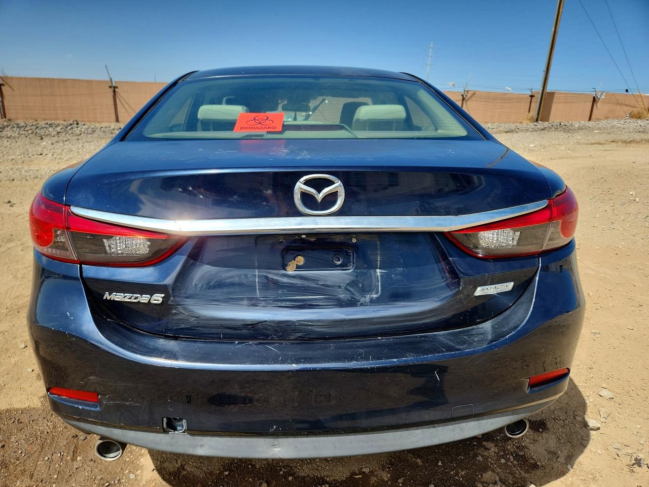 2015 MAZDA 6 VIN JM1GJ1U60F1164609 photo 6