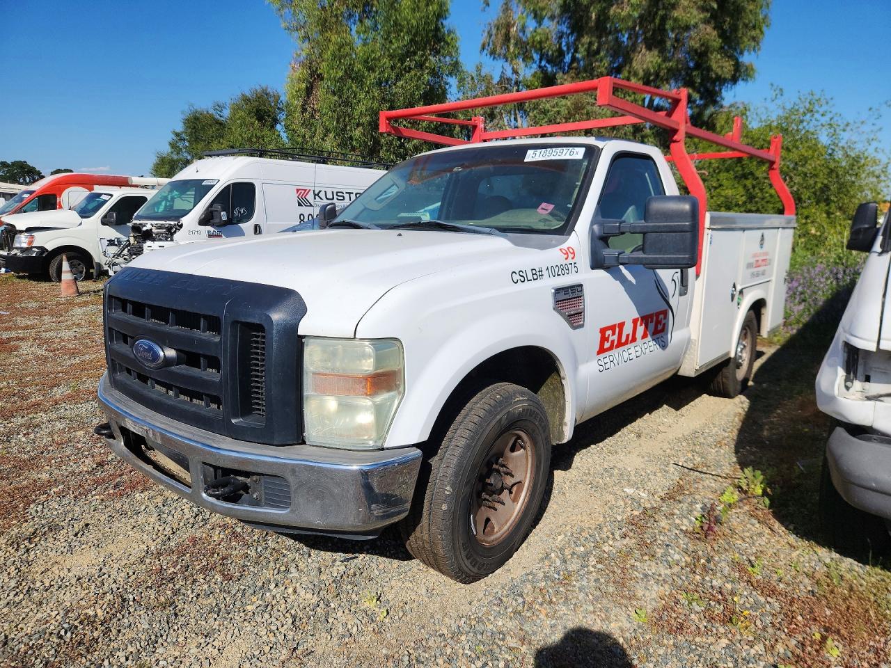 2008 Ford F250 VIN 1FTSF20R08EE54796 photo 1