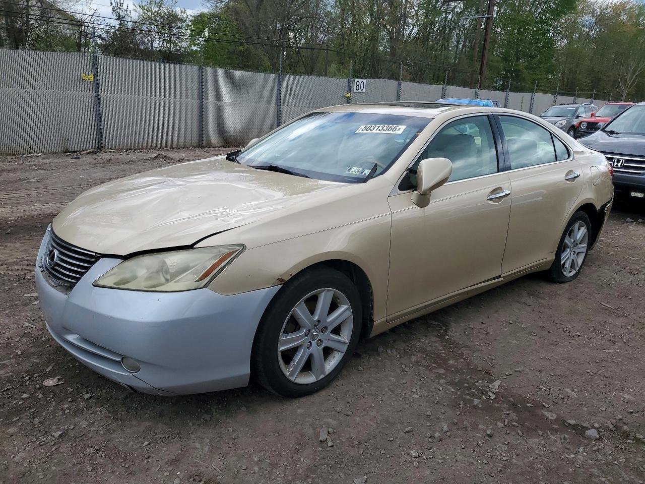 2007 Lexus ES350 VIN JTHBJ46G772003718 photo 1