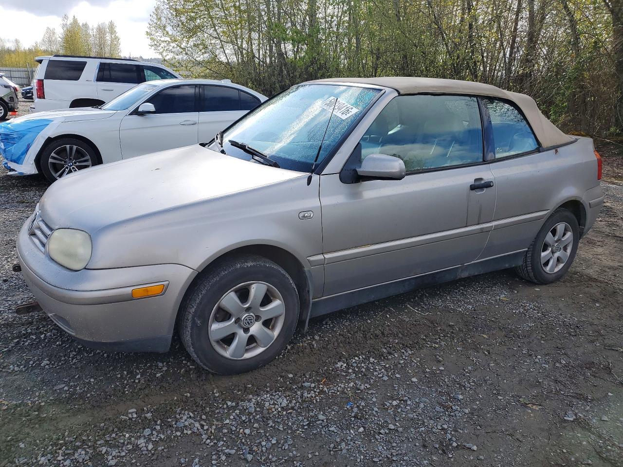 2001 Volkswagen Cabrio VIN 3VWDC21V01M816118 photo 1