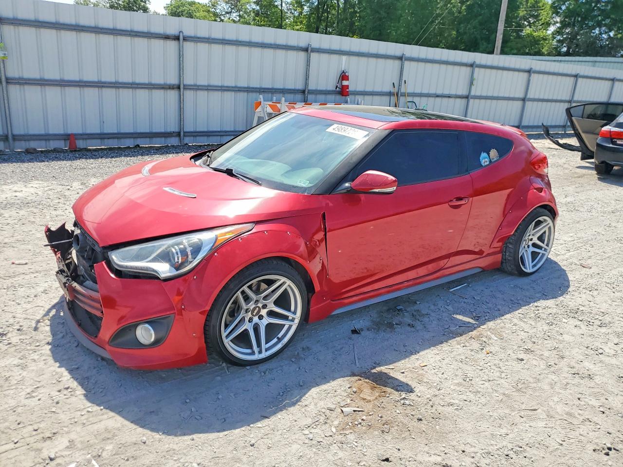 2015 Hyundai Veloster VIN KMHTC6AE1FU225283 photo 1