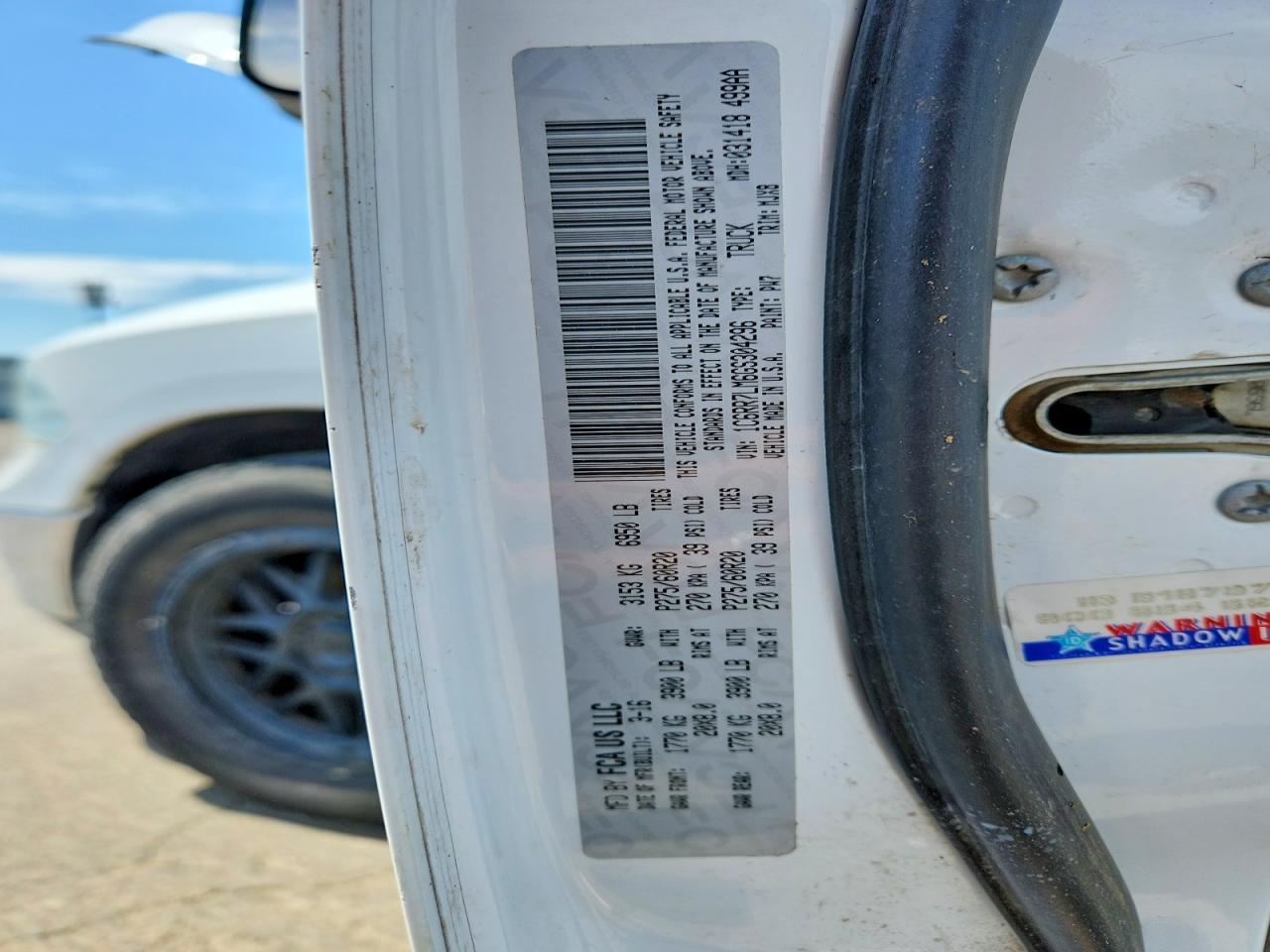 2016 Ram 1500 VIN 1C6RR7LM6GS304296 photo 12