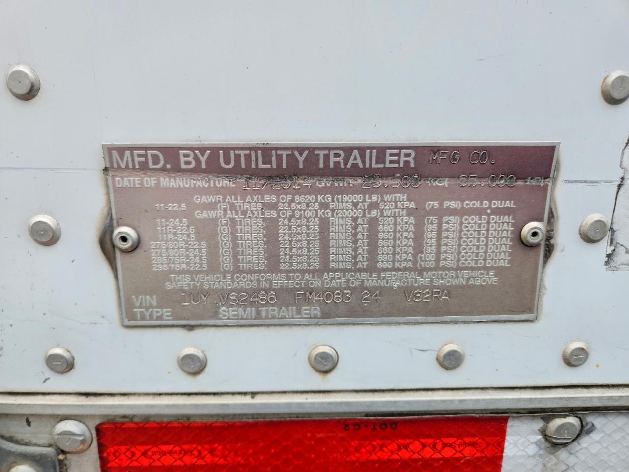 2015 UTILITY All models VIN 1UYVS2486FM408324 photo 10
