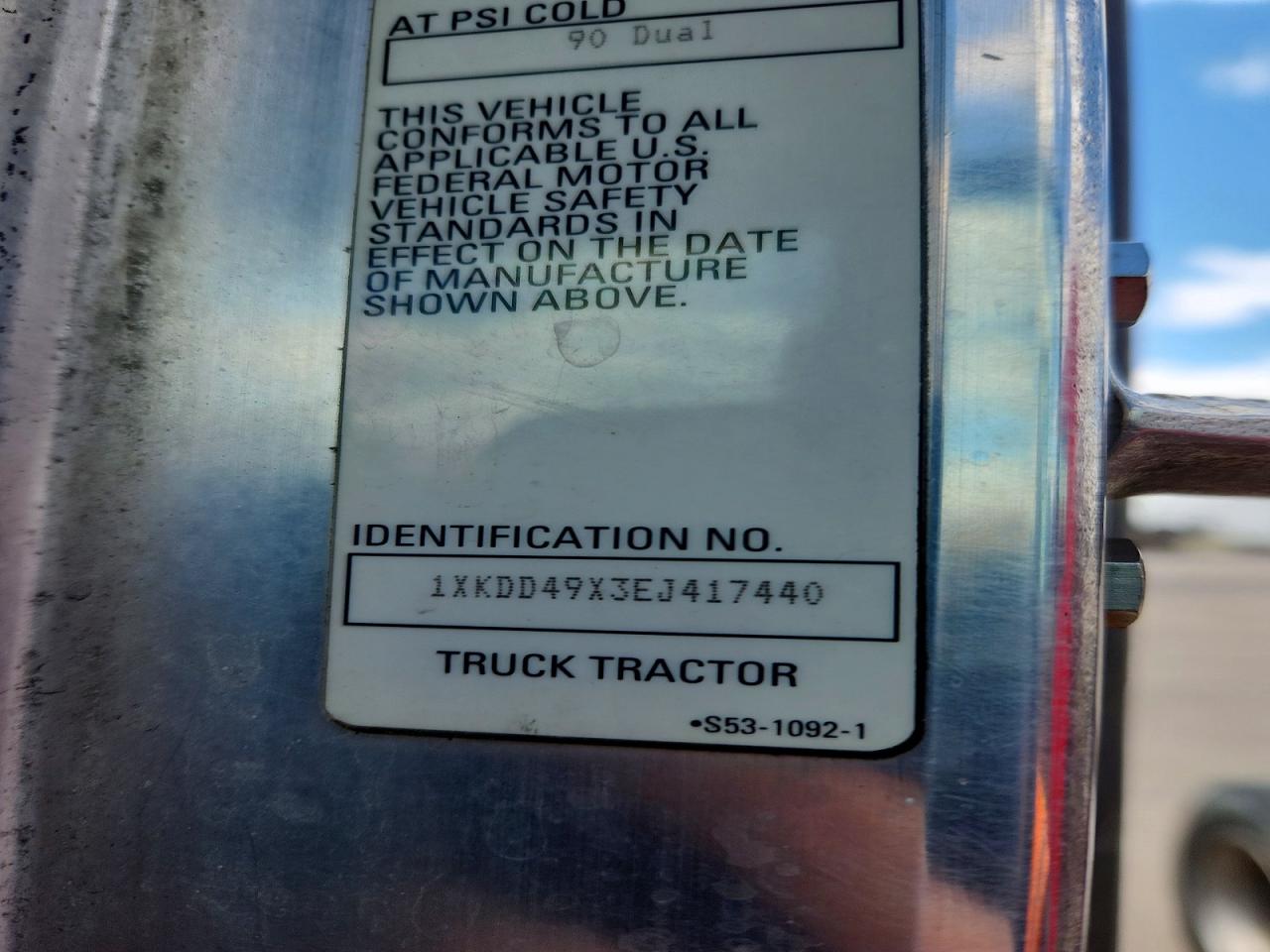 2014 KENWORTH All other VIN 1XKDD49X3EJ417440 photo 10