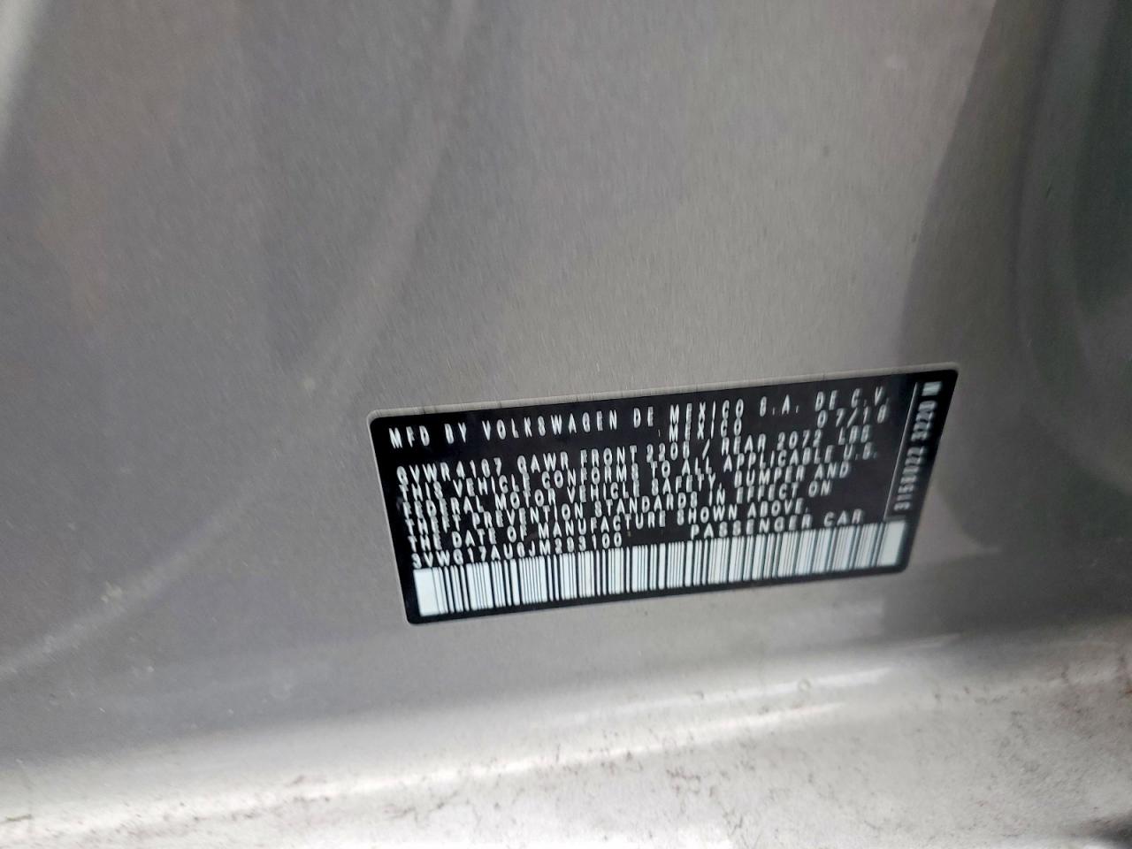 2018 Volkswagen Golf VIN 3VWG17AU6JM293100 photo 12
