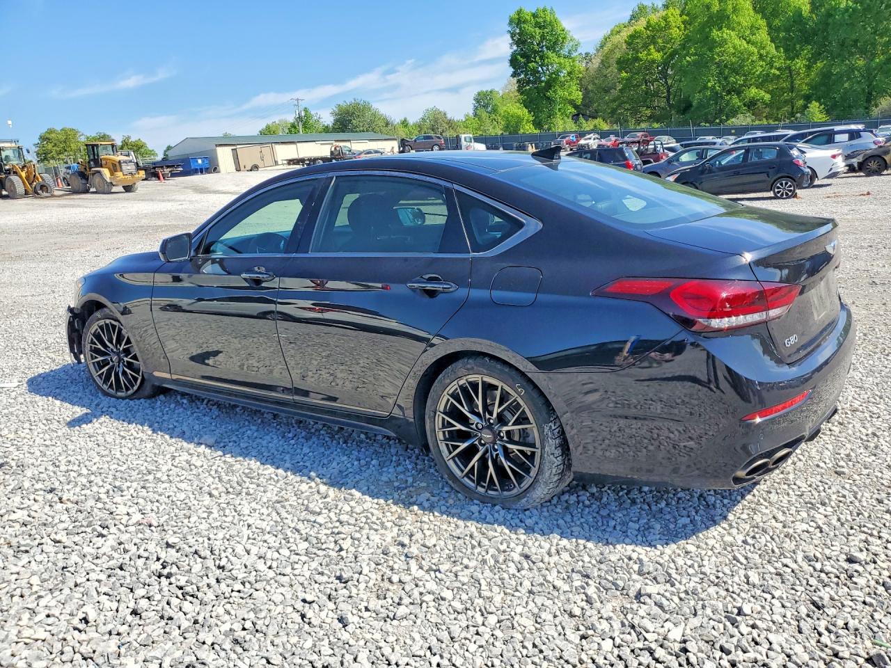 2018 Genesis G80 VIN KMHGN4JB3JU253018 photo 2