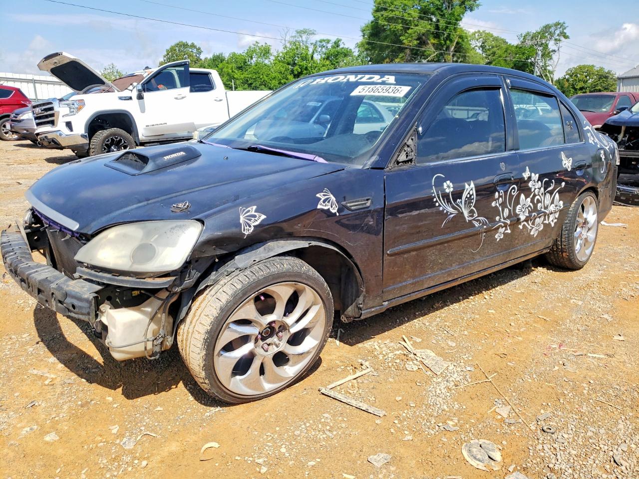2001 Civic VIN 2HGES267X1H530748 photo 1