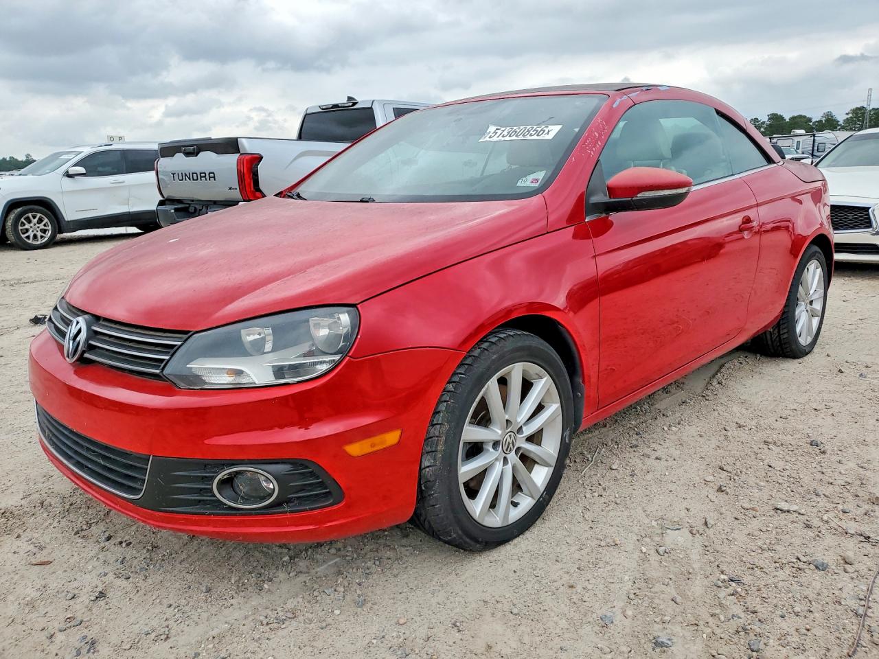 2013 Volkswagen Eos VIN WVWBW8AH1DV006084 photo 1