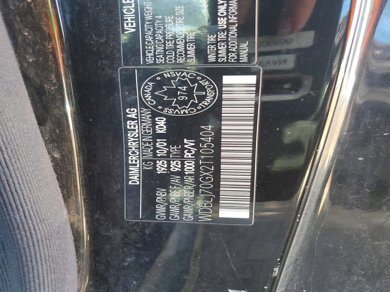 2002 MERCEDES-BENZ Clk-class VIN WDBLJ70GX2T105404 photo 12