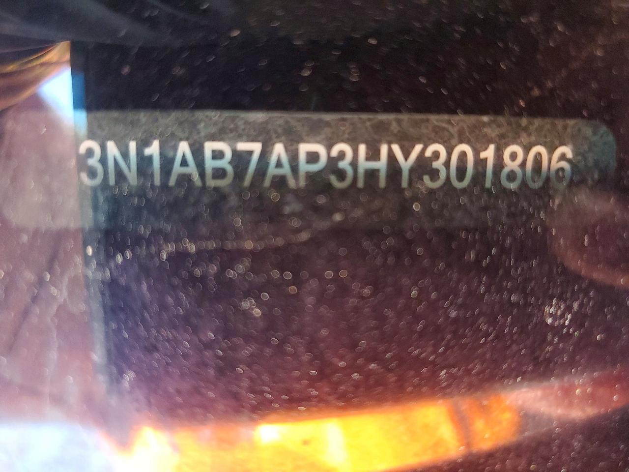2017 Niss Sentra VIN 3N1AB7AP3HY301806 photo 12