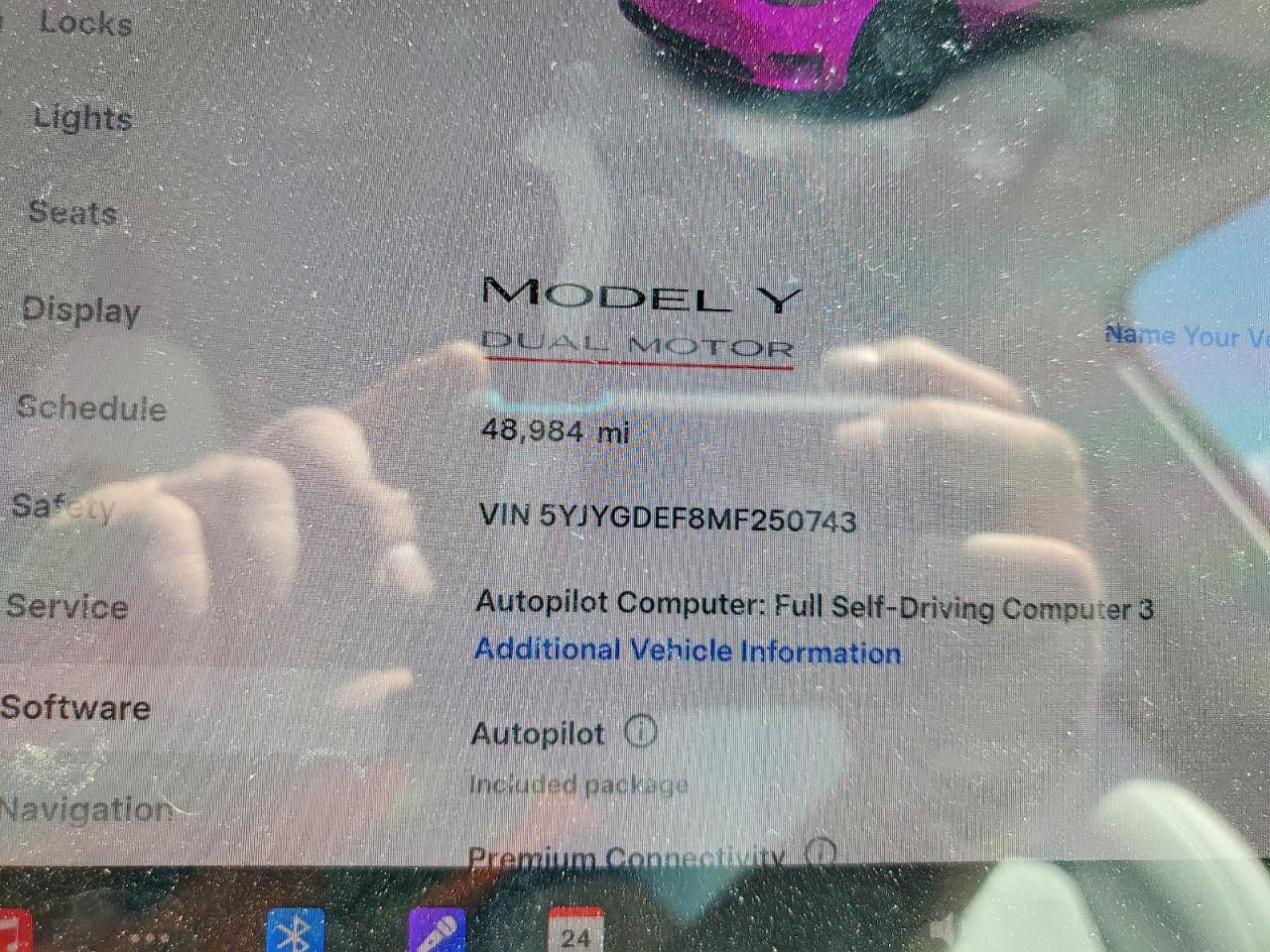 2021 Tesla Model y VIN 5YJYGDEF8MF250743 photo 9