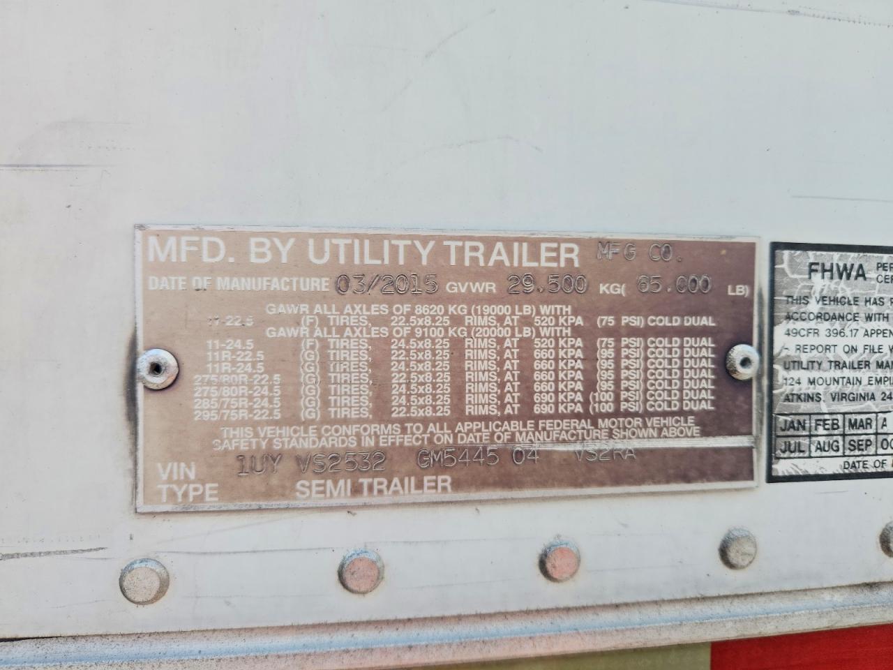 2016 UTILITY All models VIN 1UYVS2532GM544504 photo 10