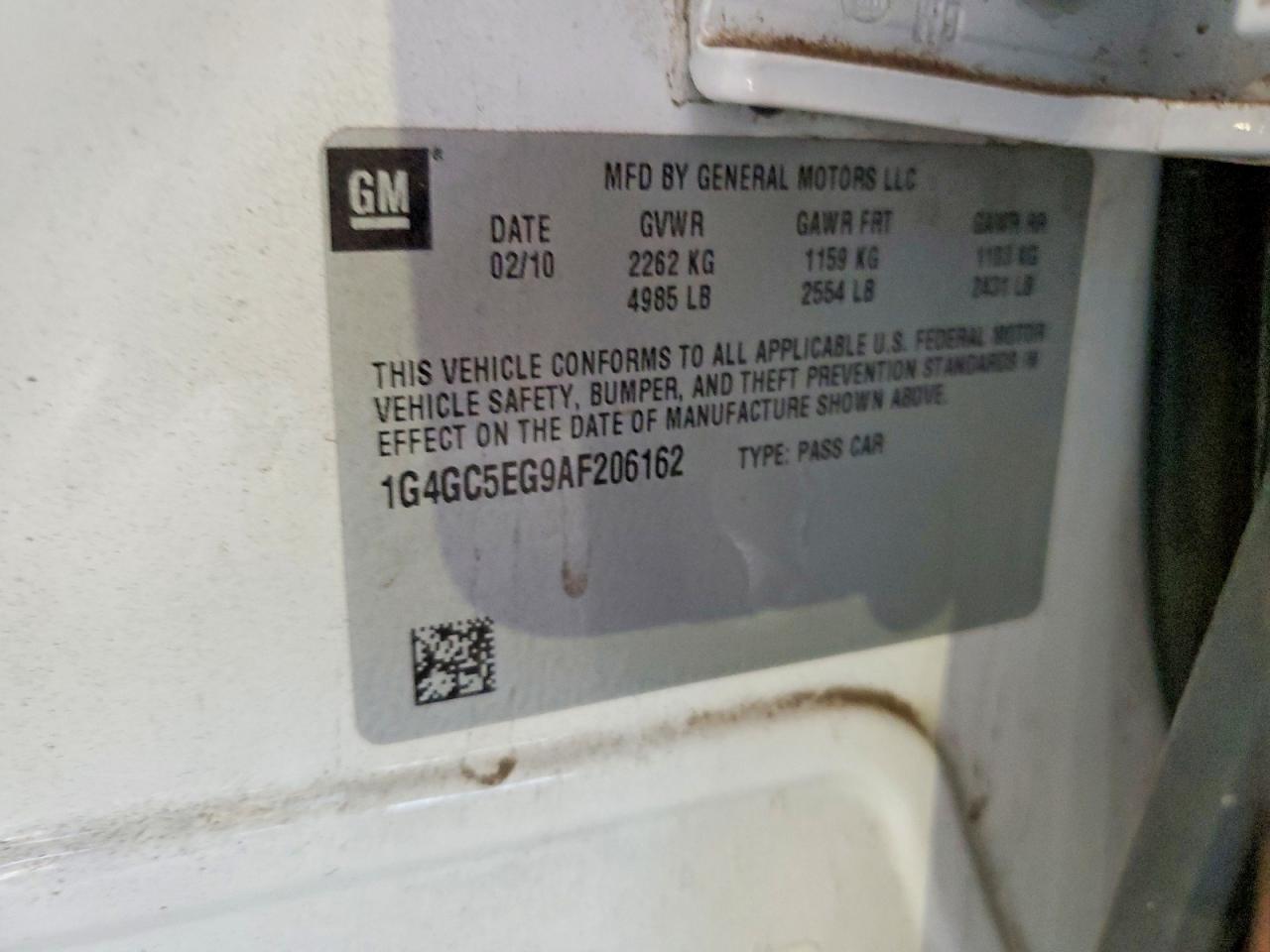 2010 Buick Lacrosse VIN 1G4GC5EG9AF206162 photo 12