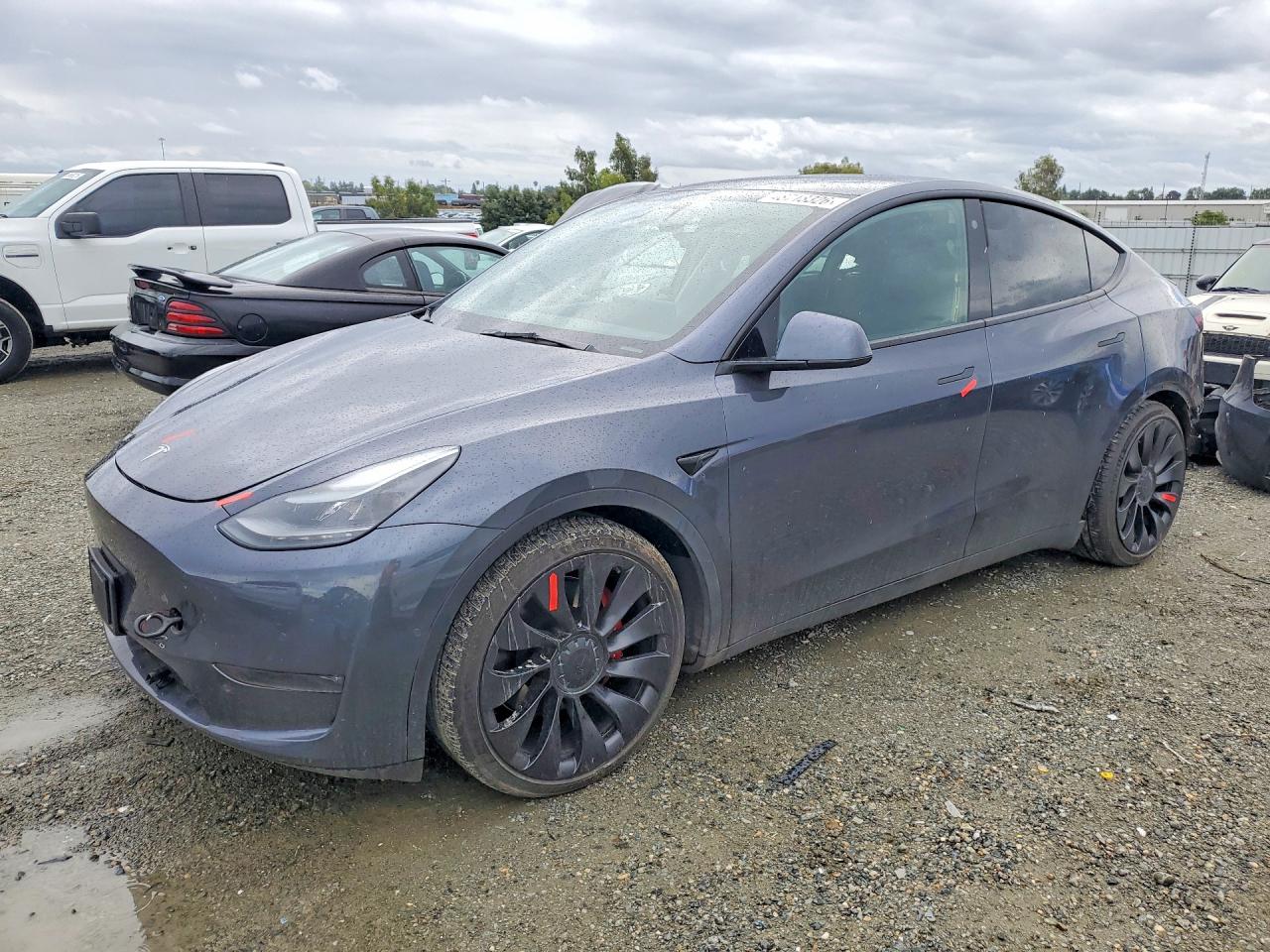 2022 Tesla Model y VIN 7SAYGDEF2NF404092 photo 1
