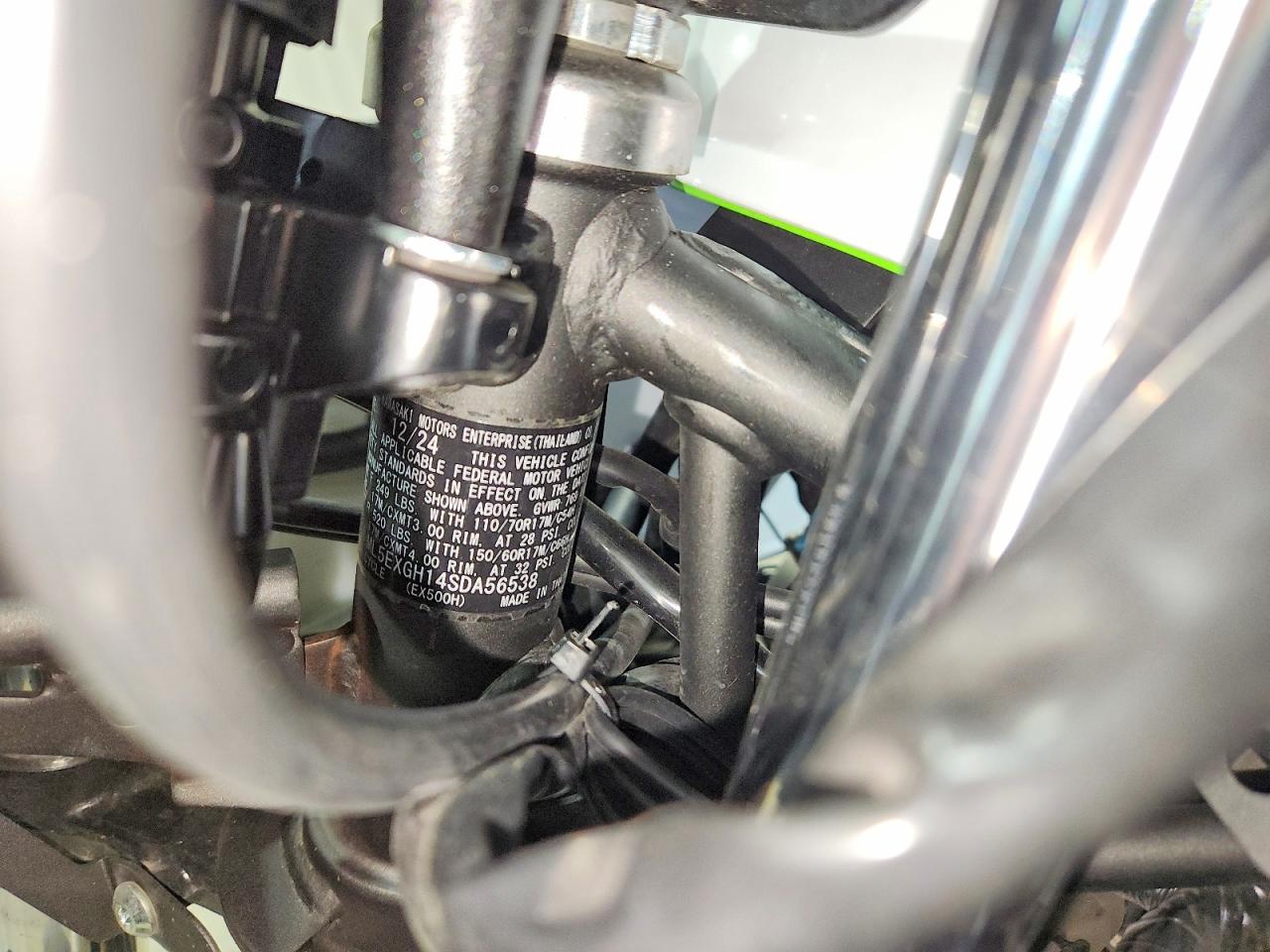 2025 KAWASAKI Ex VIN ML5EXGH14SDA56538 photo 9