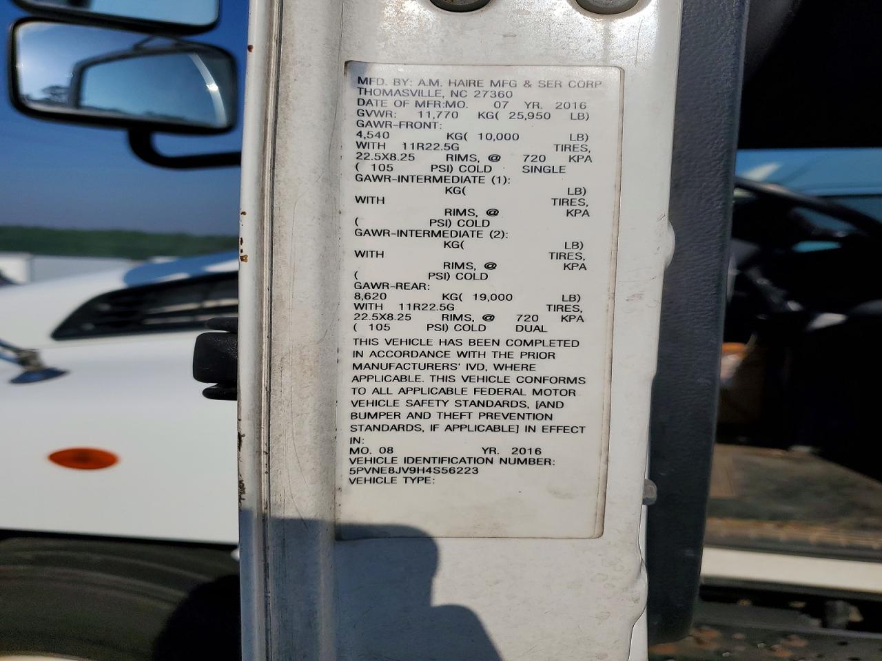2017 HINO All other VIN 5PVNE8JV9H4S56223 photo 12