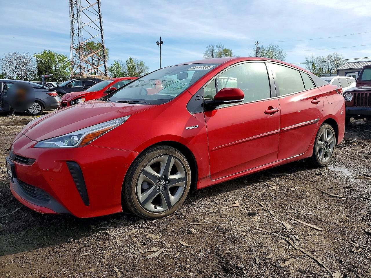 2020 Toyota Prius VIN JTDKARFU7L3104802 photo 1