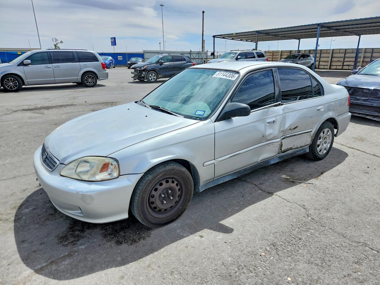 1999 Honda Civic VIN 2HGEJ6615XH559296 photo 1