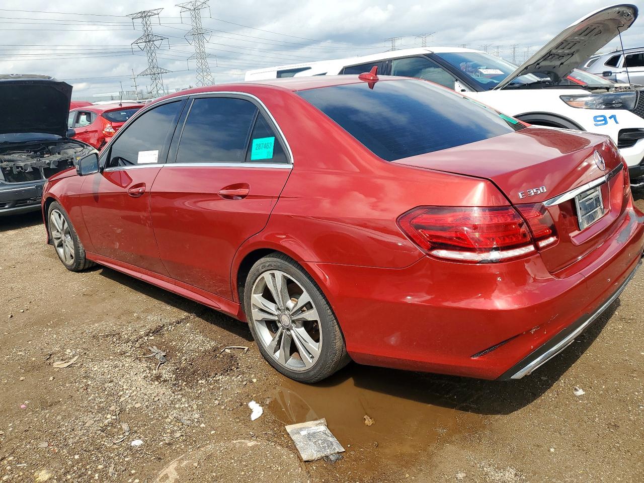 2014 Mercedes-Benz E-class VIN WDDHF8JB9EB002508 photo 2