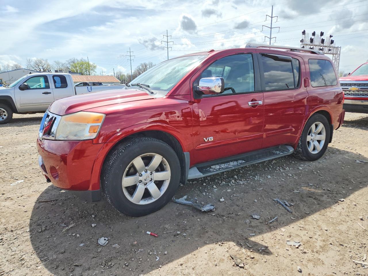 2008 Nissan Armada VIN 5N1BA08D48N629381 photo 1