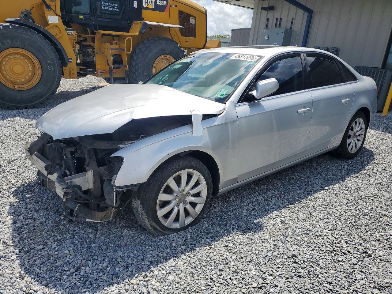 2012 Audi A4 VIN WAUBFAFL6CA117494 photo 1