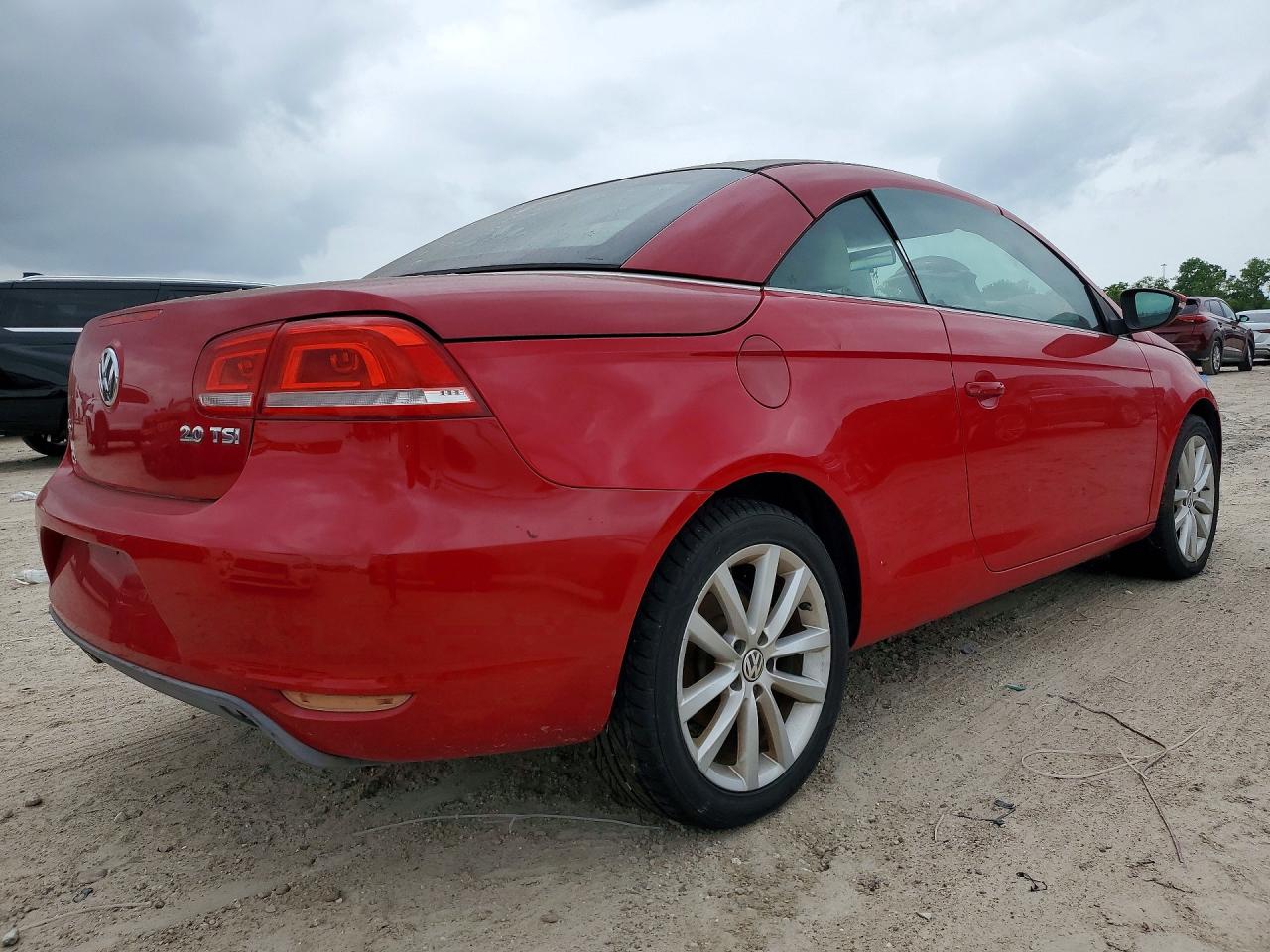 2013 Volkswagen Eos VIN WVWBW8AH1DV006084 photo 3